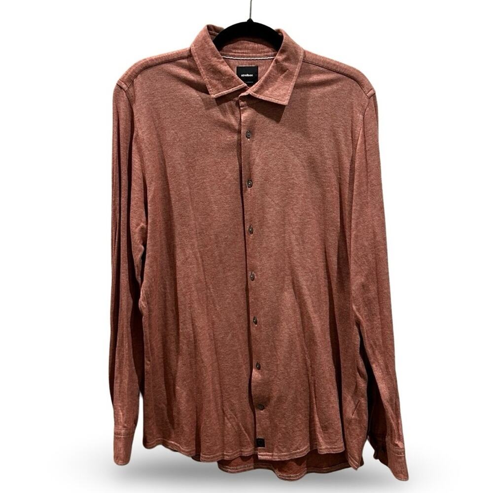 Strellson Santos Stretch Slim Fit Button Down Shirt‎ Men's Size Large Casual